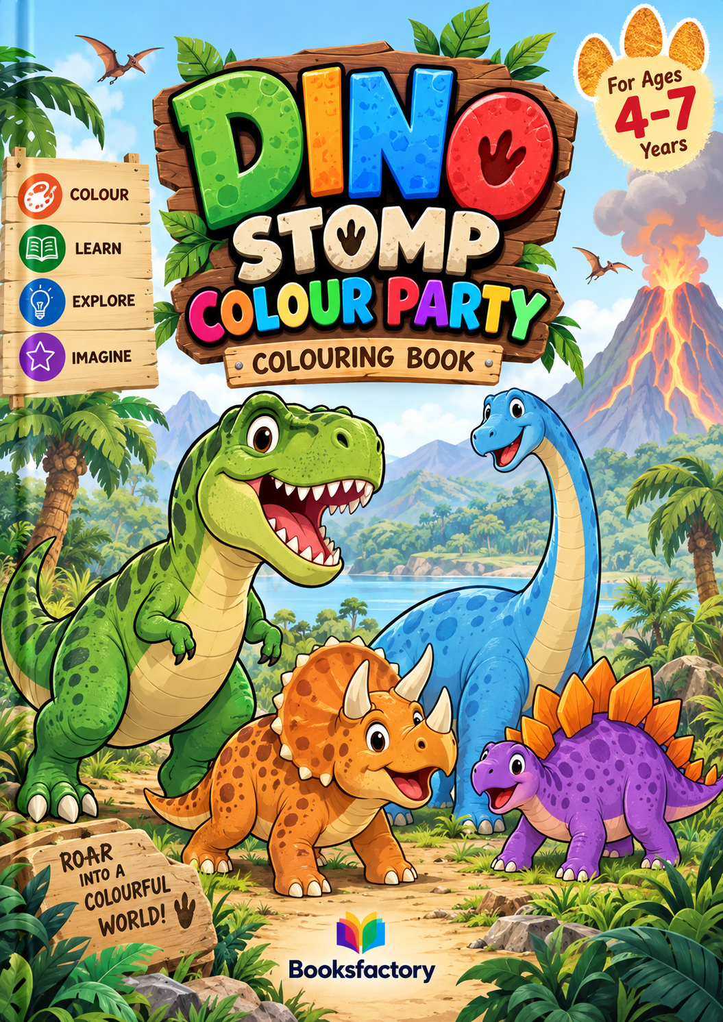 Dino Stomp Colour Party