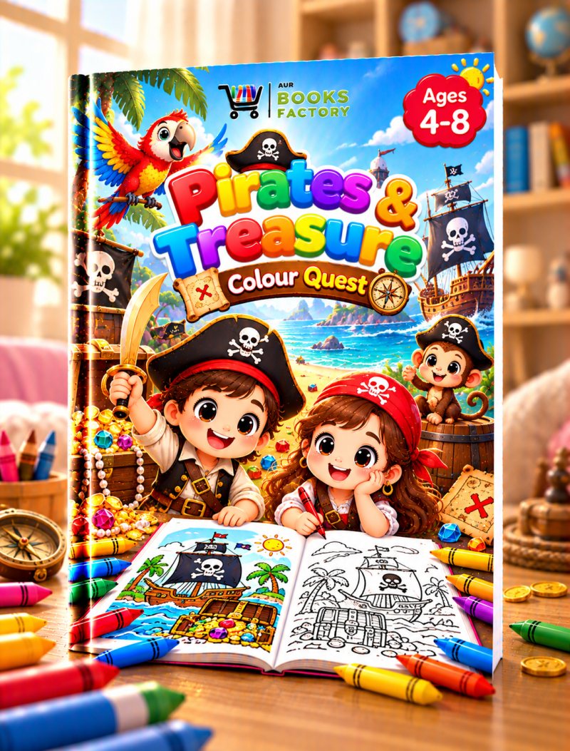 Pirates & Treasure Colour Quest