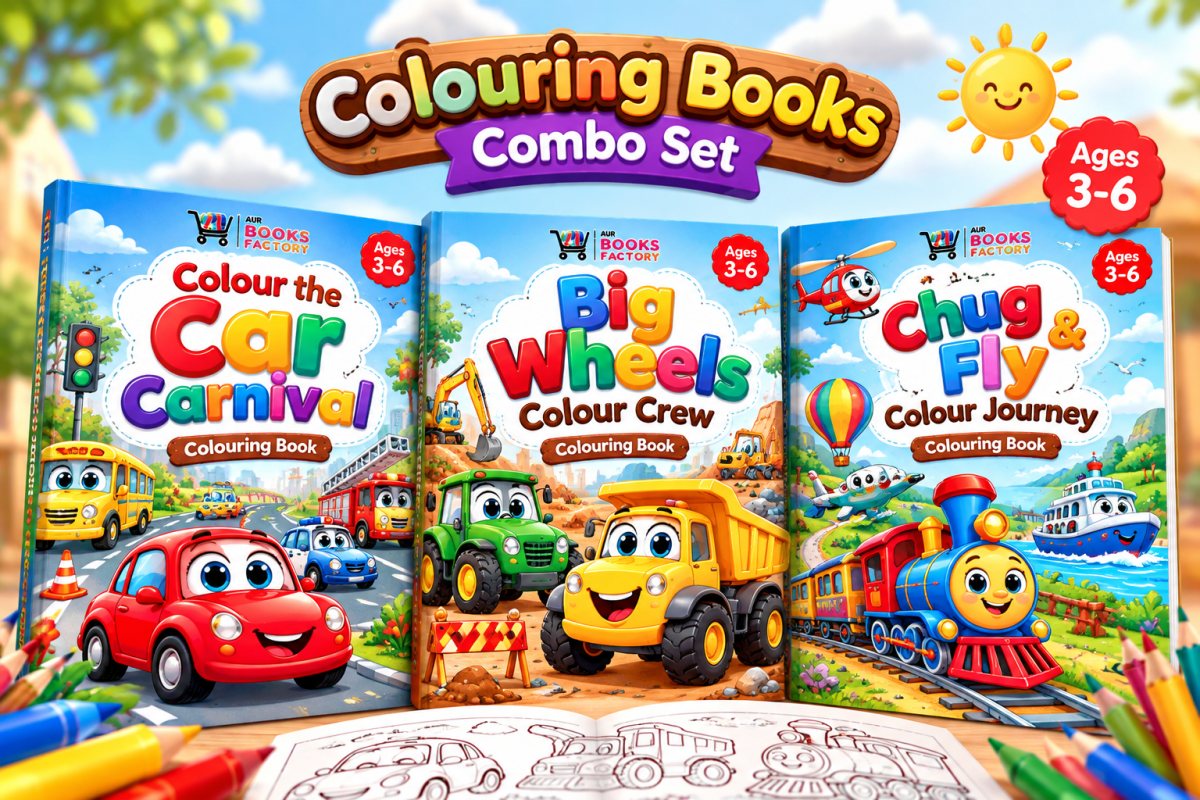 Things That Go Colouring Combo