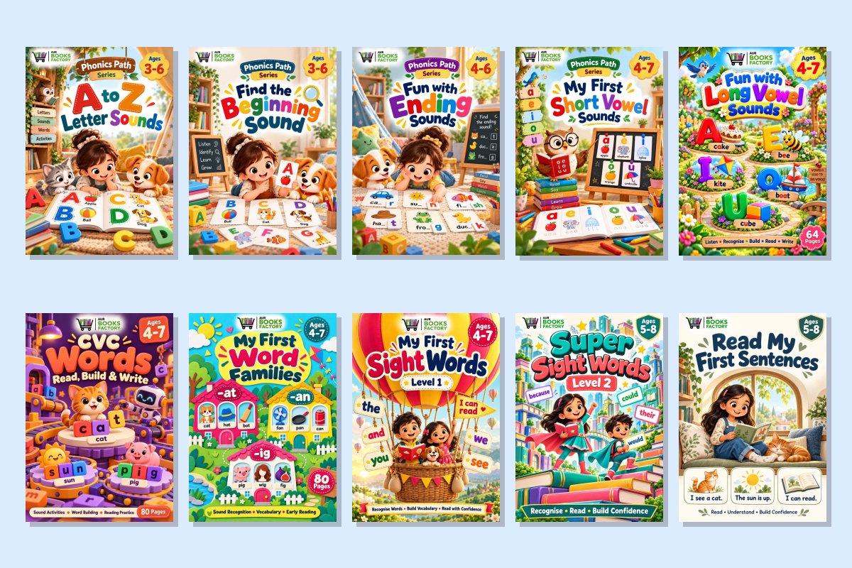 Complete Phonics Reading Kit (Set of 10)