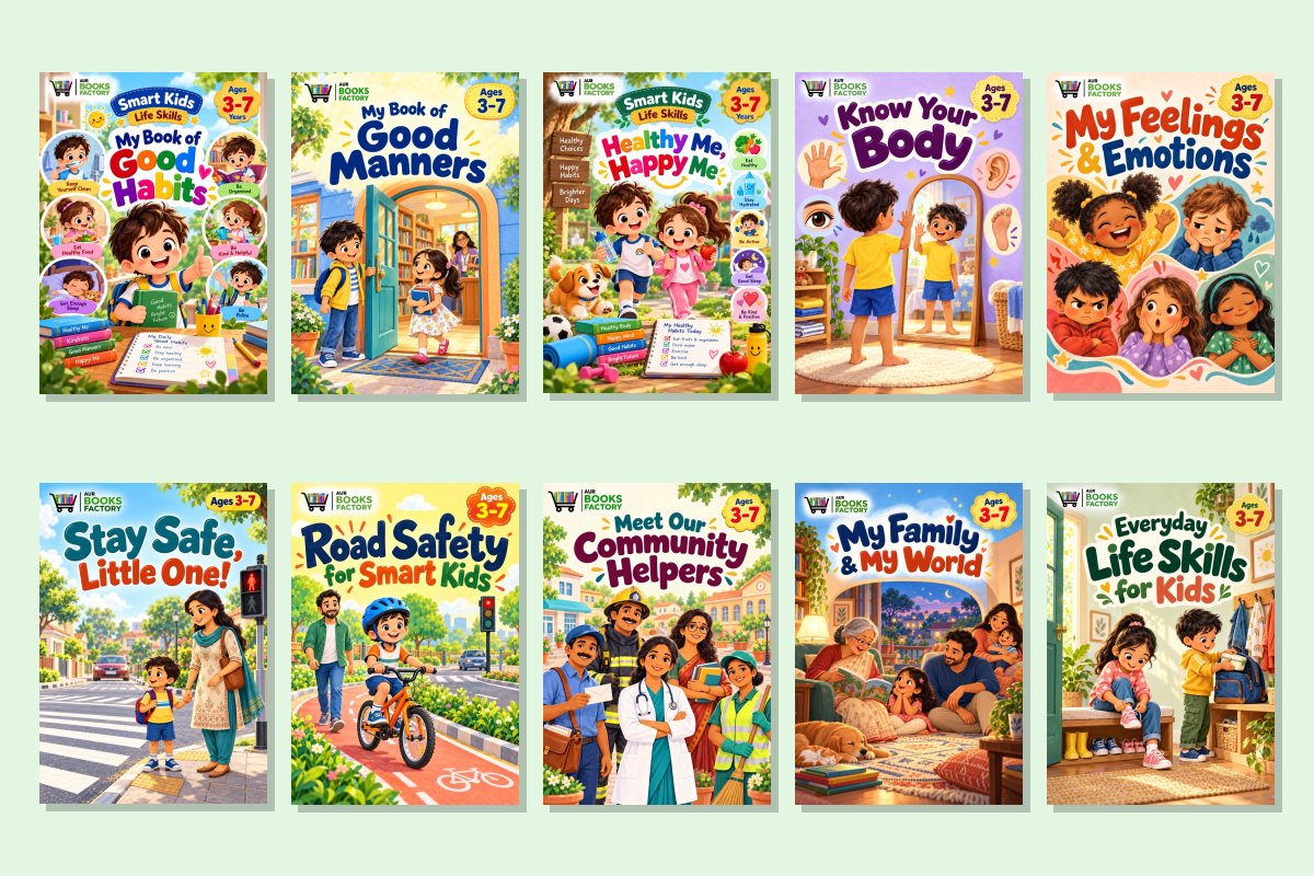 Values & Life Skills Library (Set of 10)
