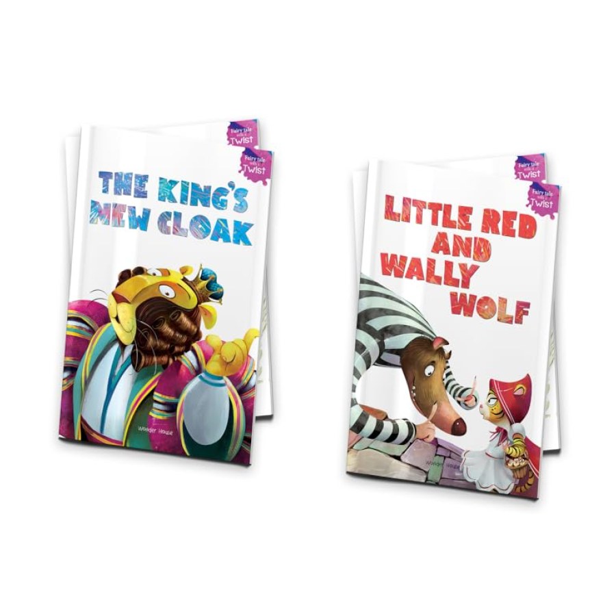 Fairytales With A Twist Combo: The King's New Cloak and Little Red and Wally Wolf (Set of 2)