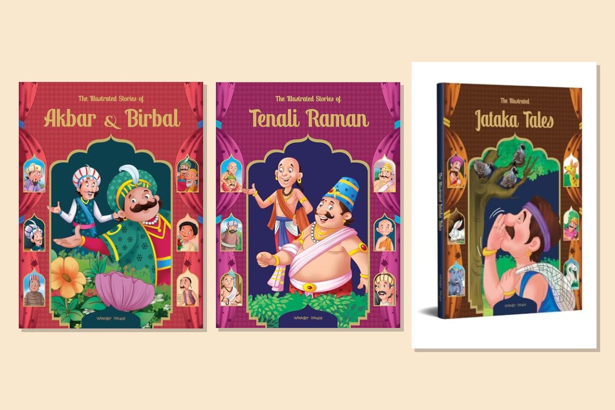 Indian Wisdom Tales Combo: Akbar Birbal, Tenali Raman and Jataka Tales