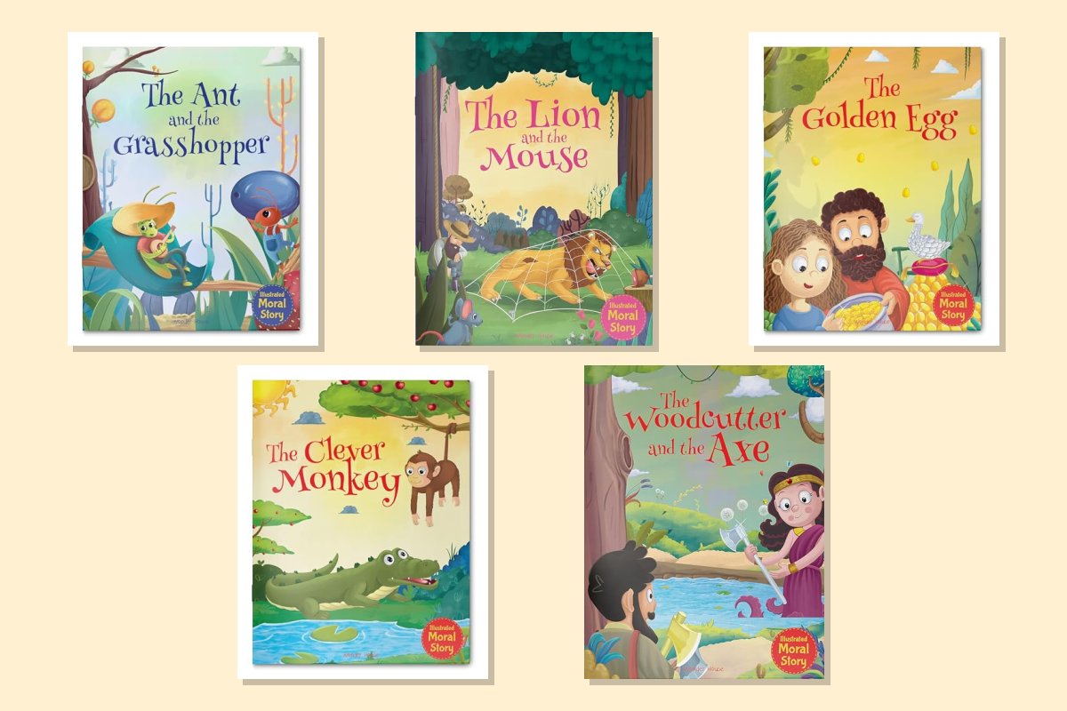 Moral Stories for Kids Combo 1 (Set of 5)