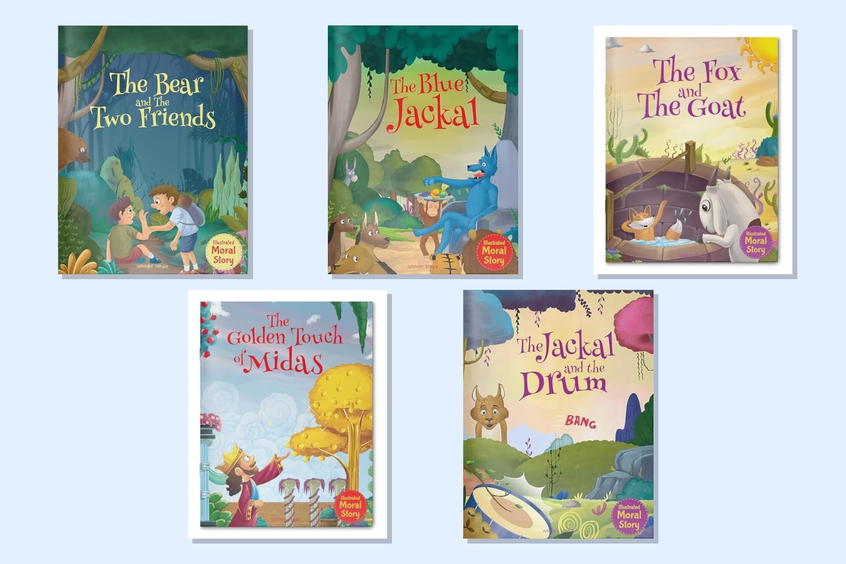 Moral Stories for Kids Combo 2 (Set of 5)