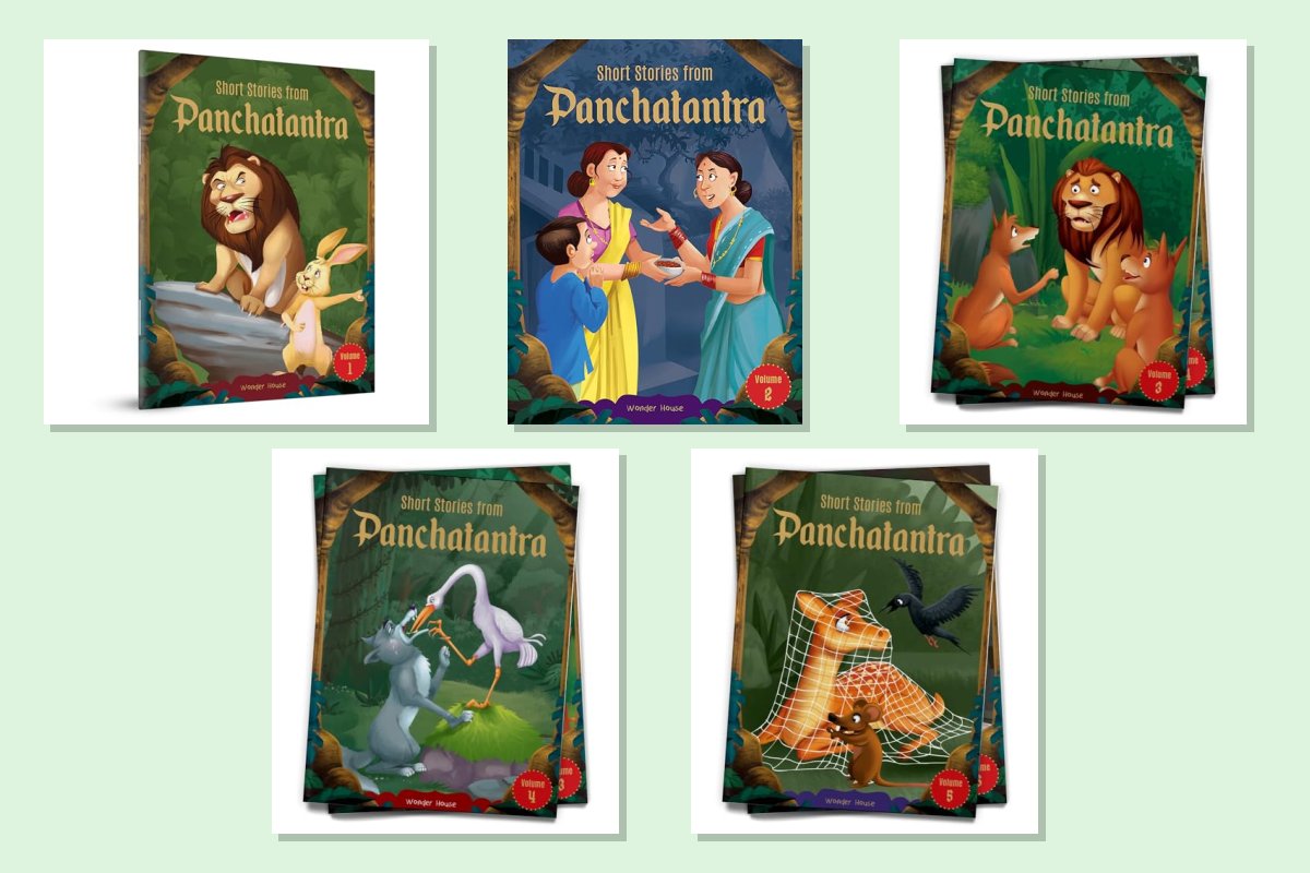 Short Stories From Panchatantra Combo: Volumes 1 to 5