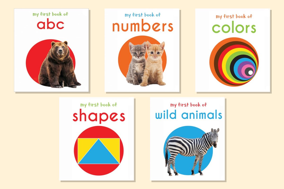 My First Board Books Combo 1 (Set of 5): ABC, Numbers, Colours, Shapes and Animals