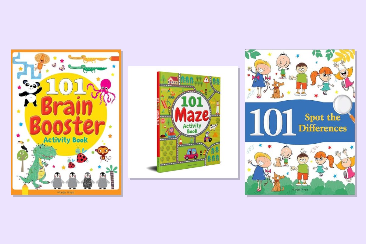 101 Brain Booster Activity Combo: Brain Booster, Maze and Spot the Difference