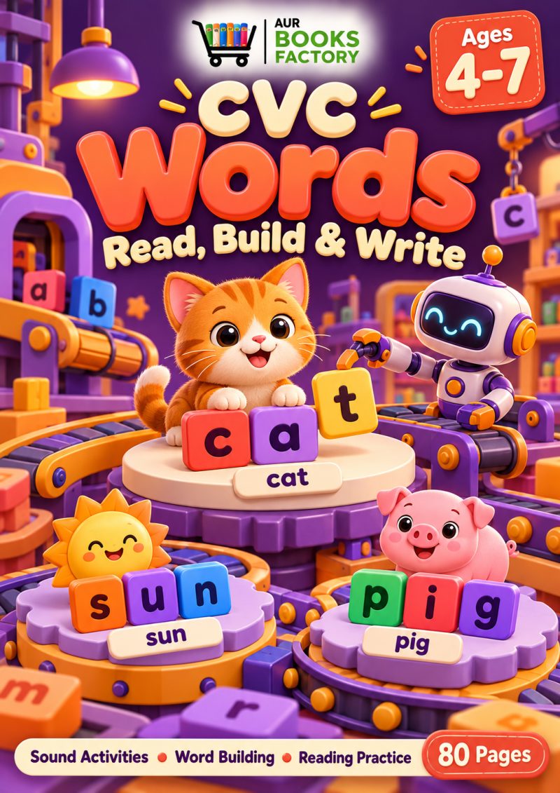 CVC Words - Read, Build & Write