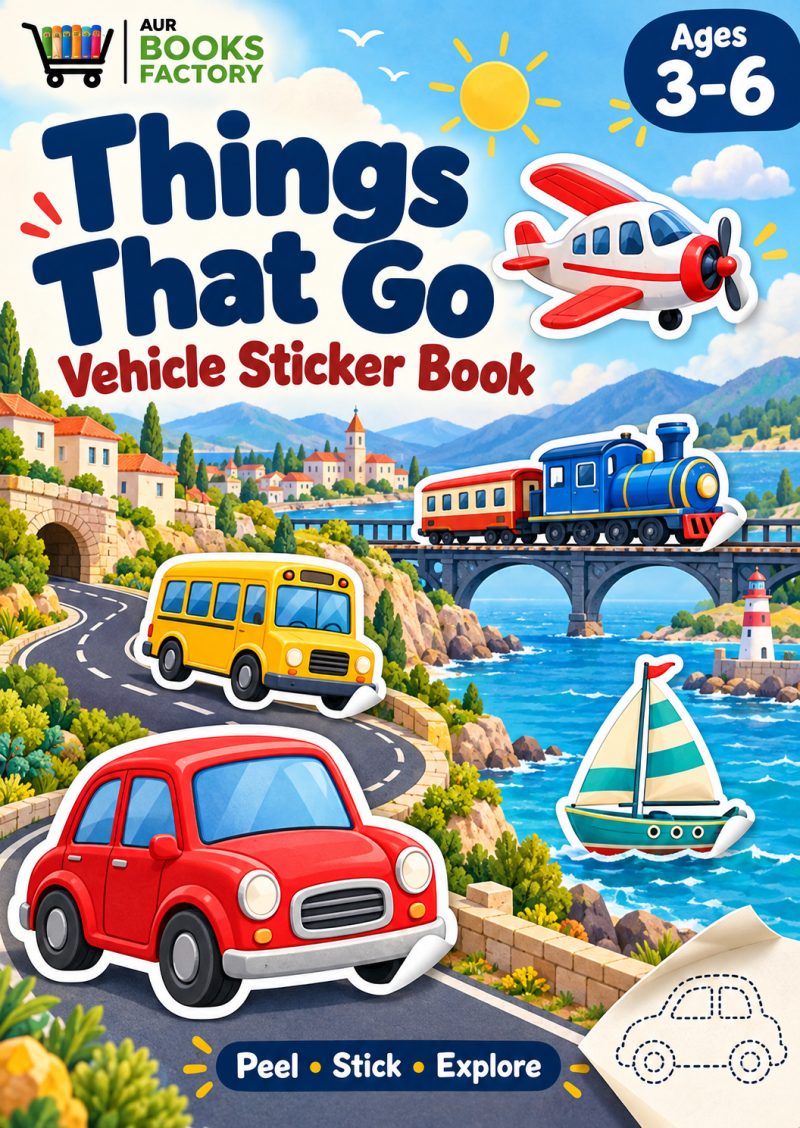 Things That Go - Vehicle Sticker Book