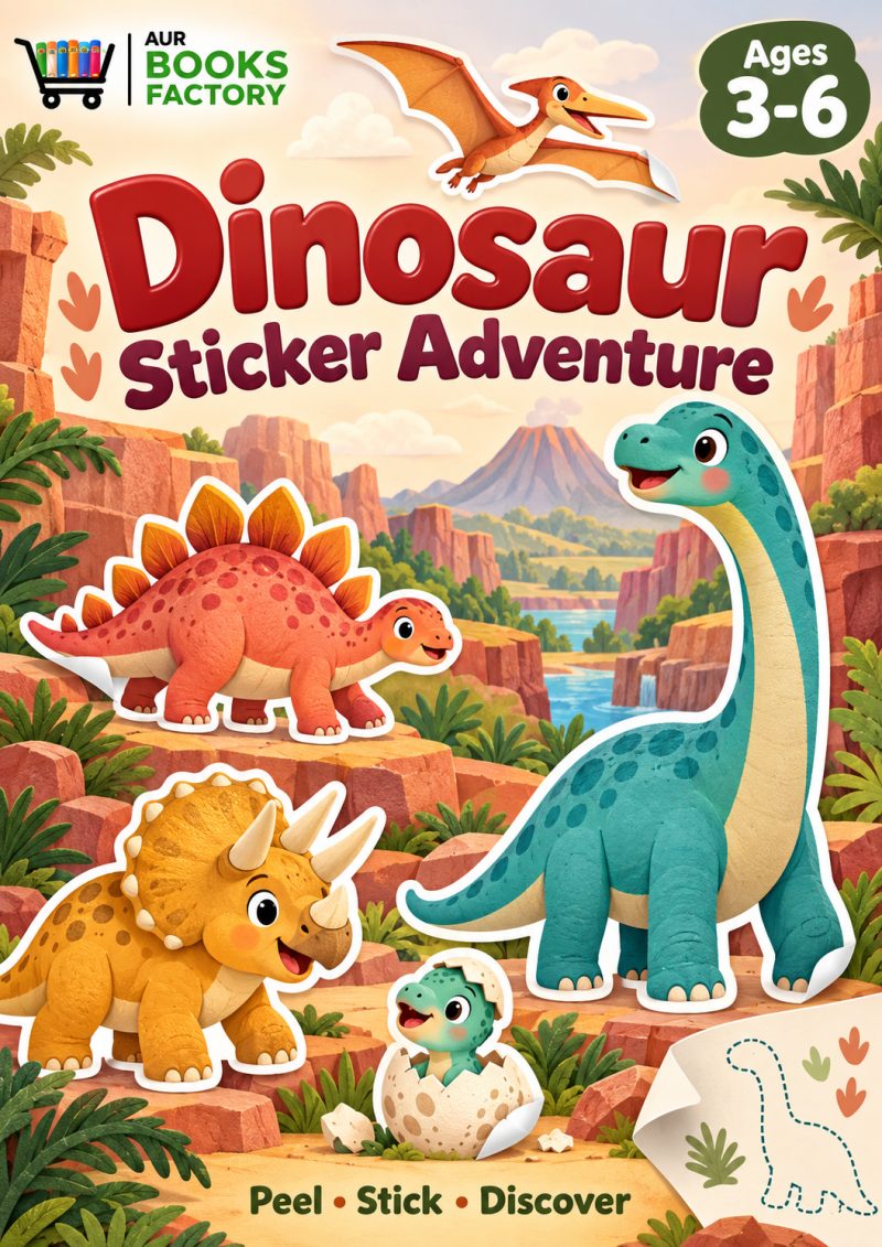 Dinosaur Sticker Adventure