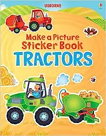 MAKE A PICTURE STICKER BOOK TRACTORS