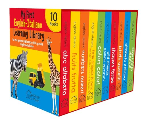 My First English-Italian Learning Library (la mia prima biblioteca delle parole Inglese-Italiano) : Boxset of 10 English - Italian Board Books
