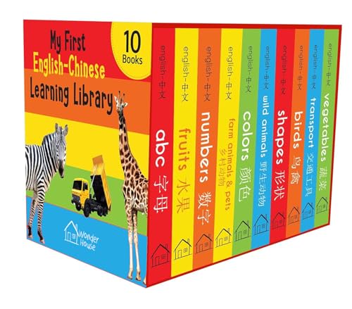 My First English-Chinese Learning Library : Bilingual Boxset of 10 Picture Board Books for Kids