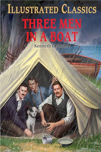 Three Men in a Boat : Illustrated Abridged Children Classic English Novel with Review Questions (Hardback)