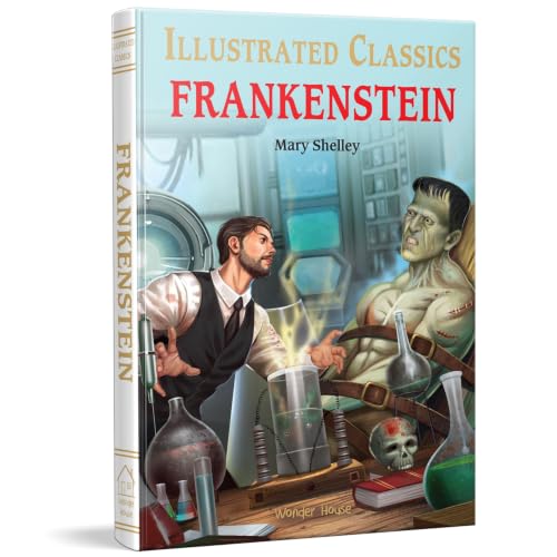 Frankenstein : Illustrated Abridged Children Classic English Novel with Review Questions (Hardback)