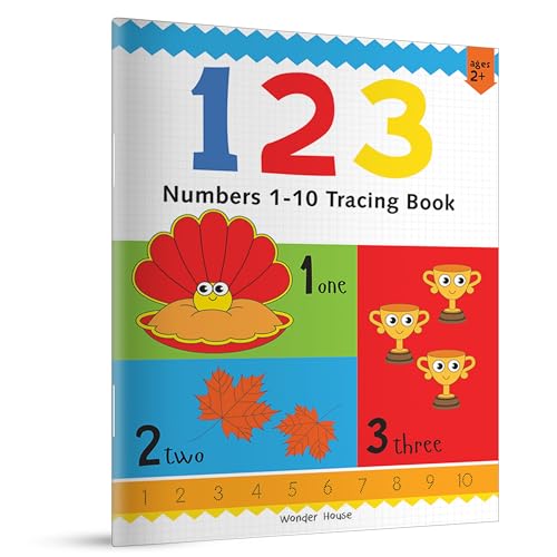 Preschool Activity Book: 123 - Numbers 1-10 Tracing Book For Kids