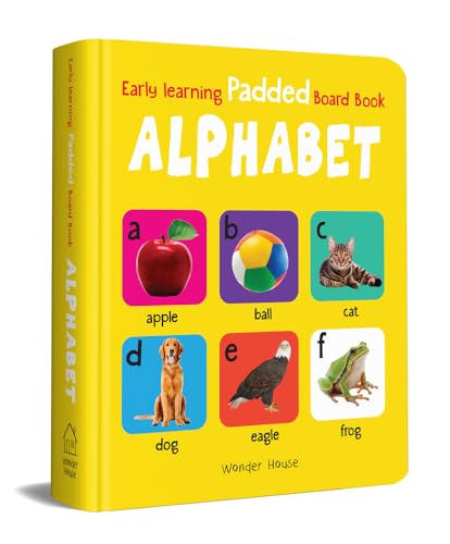 Early Learning Padded Book of Alphabet : Padded Board Books For Children