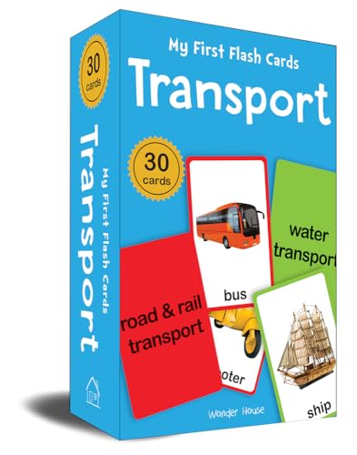 My First Flash Cards Transport : 55 Early Learning Flash Cards For Kids