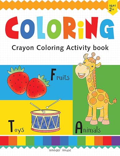 Preschool Activity Book: Coloring - Crayon Fun Activity Book For Kids
