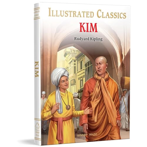 Kim : Illustrated Abridged Children Classic English Novel with Review Questions (Hardback)