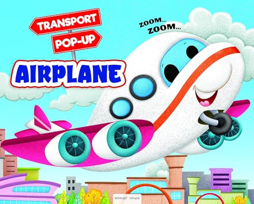 Pop-up Transport - Airplane - Gorgeously Illustrated Pop-up Book For Children - Learn About The World Of Airplanes and What All They Do