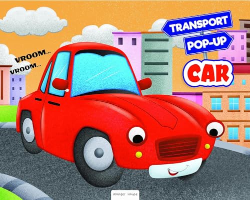 Pop-up Transport - Car - Gorgeously Illustrated Pop-up Book For Children - Learn About The World Of Cars and What All They Do