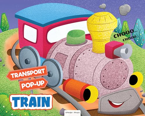 Pop-up Transport - Train - Gorgeously Illustrated Pop-up Book For Children - Learn About The World Of Trains and What All They Do
