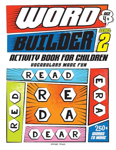 Word Builder Activity Book For Children - Make Meaningful Words With The Given Letters - Level 2