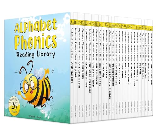 Alphabet Phonics - Reading Library For Children (Boxset of 26 books)