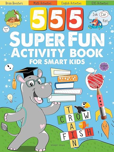 555 SUPER FUN Activity Book for Smart Kids