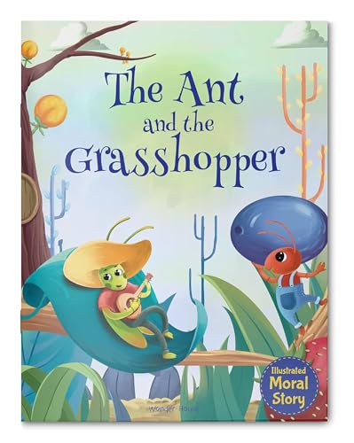 The Ant and the Grasshopper - Illustrated Moral Story for Children