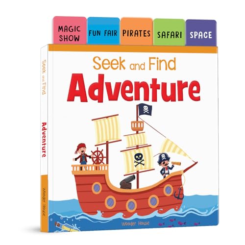 Seek And Find: Adventure : Early Learning Board Books With Tabs