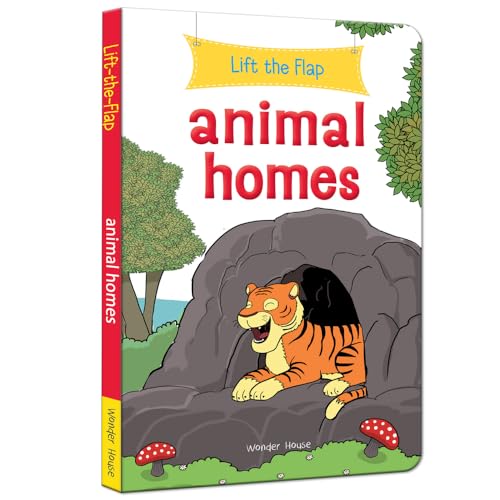 Lift the Flap: Animal homes : Early Learning Novelty Board Book For Children
