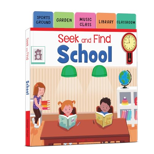 Seek And Find: School : Early Learning Board Books With Tabs