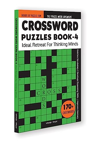 Crossword Puzzles Book 4 : Ideal Retreat For Thinking Minds