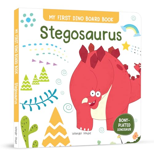 Stegosaurus : My First Dino Board Book - Illustrated Dino Picture Book for Children
