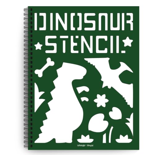 Stencil Book: Dinosaur
