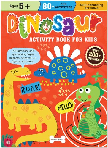 Dinosaur Activity Book For Kids