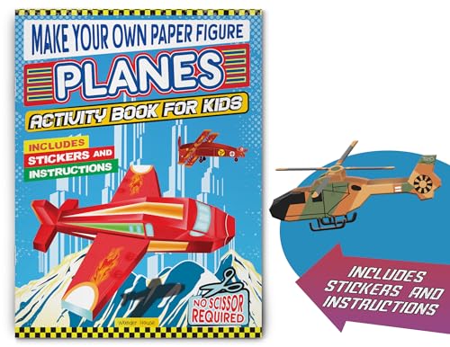 Make your own Paper Figure - Planes (Activity Book for kids)