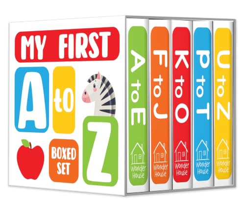 My first A to Z Boxed Set of 5 books (Mini Board Books)