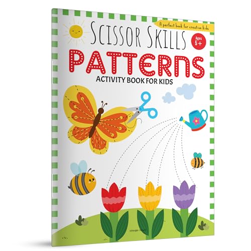 Scissor Skills: Patterns (Activity Book for Kids)