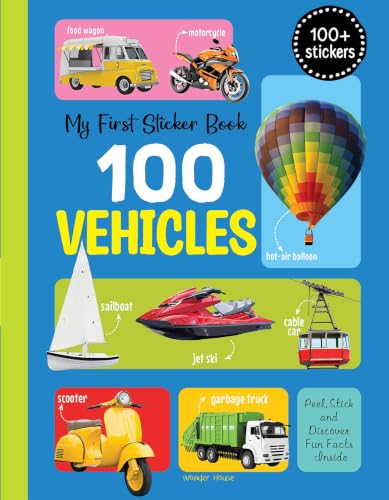 My First 100 Vehicles Stickers
