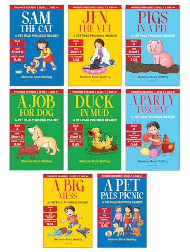 Phonics Reader Level 1 (Pack of 8)