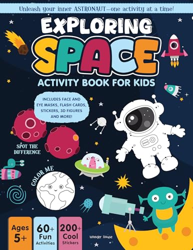 Exploring Space Activity Book For Kids