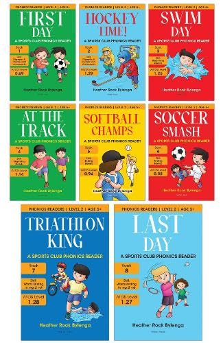 Phonics Readers Level 2 - Sports Club (Pack of 8)
