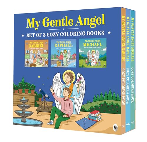 My Gentle Angel: A Boxed Set of 3 Coloring Books