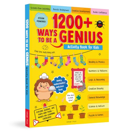 1200 Ways to be Genius Activity Book For Kids