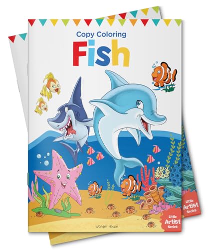 Little Artist Series Fish: Copy Colour Books