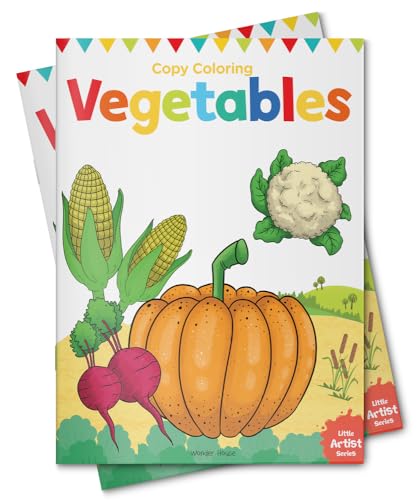 Little Artist Series Vegetables: Copy Colour Books